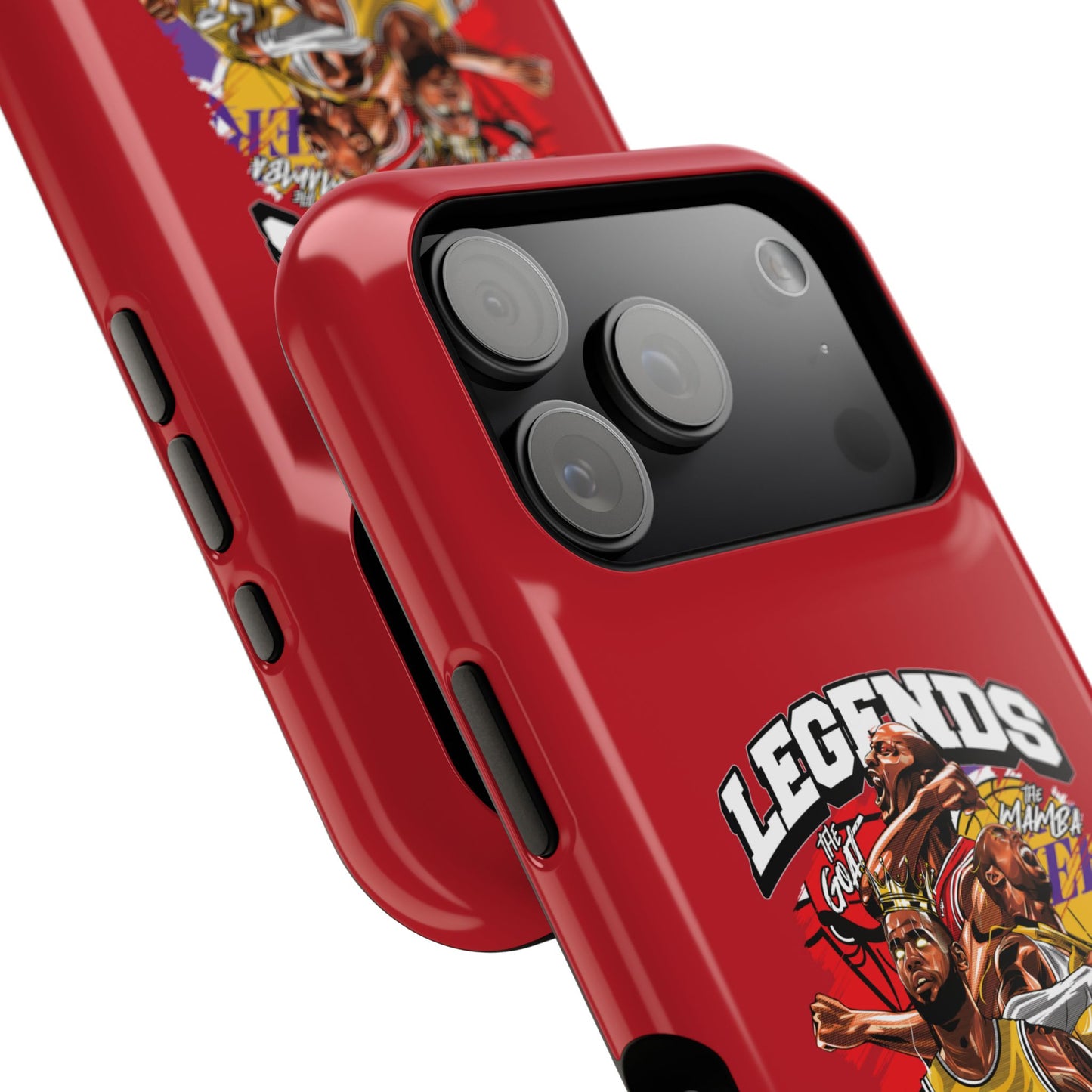 Legends Basketball Graphic Phone Case — Impact-Resistant iPhone Cover
