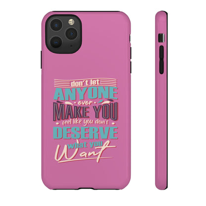Inspirational Phone Case, Motivational Phone Cover, Tough Cases for Her, Gift for Friends, Self-Love Quote Case