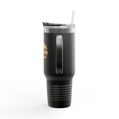Alien Coffee Mug for Area 51 Fans, Travel Drinkware, 40oz Insulated Tumbler, Perfect for Road Trips, Gifts for UFO Lovers, Sci-Fi Inspired