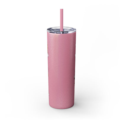 NBA Toons Skinny Tumbler with Straw, 20oz - Stylish Drinkware for Sports Fans, Gift for Birthdays, Holidays, Basketball Lovers, Fun [...]