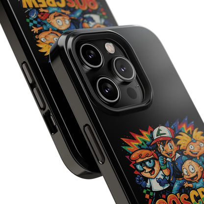 90s Crew Impact-Resistant Phone Case — Retro Cartoon Gamer Design