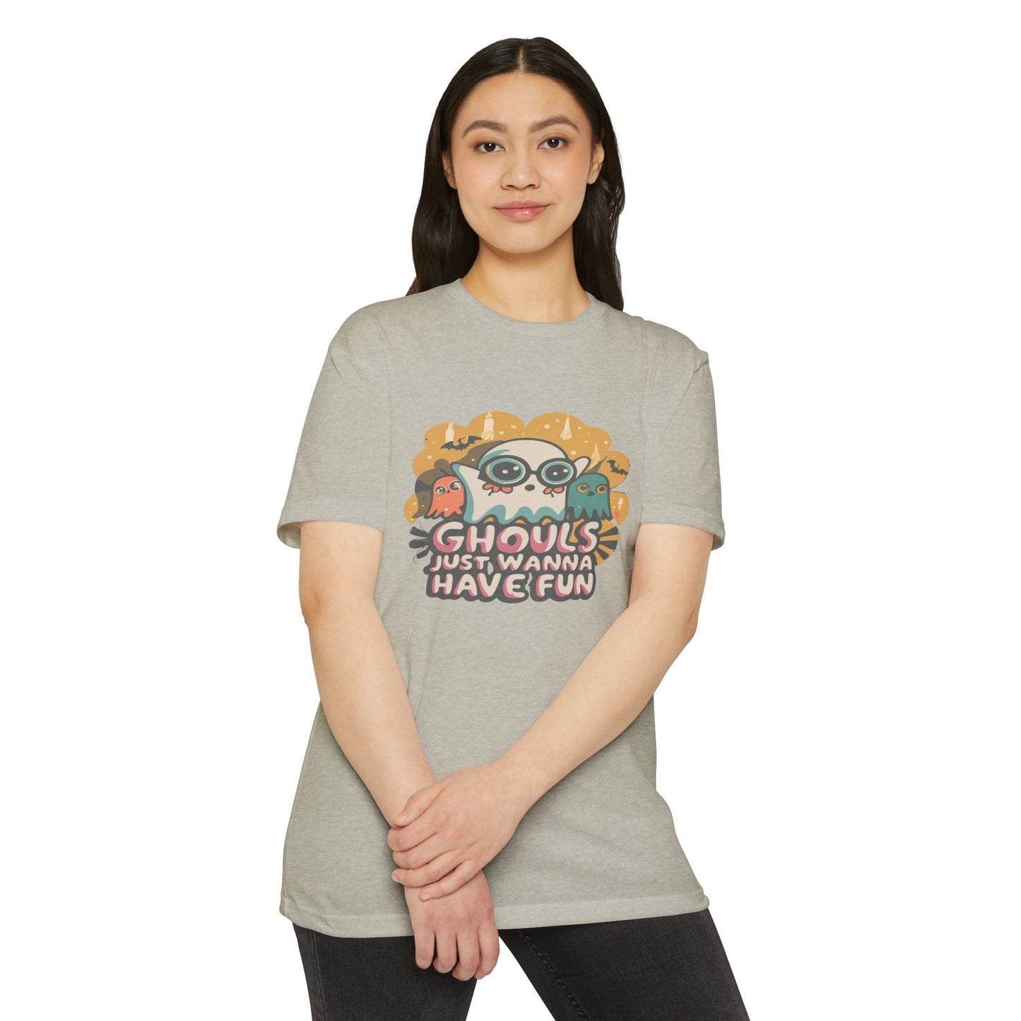 Halloween Fun Graphic Tee, Ghouls T-shirt, Unisex T-shirt, Spooky Shirt, Casual Halloween Apparel