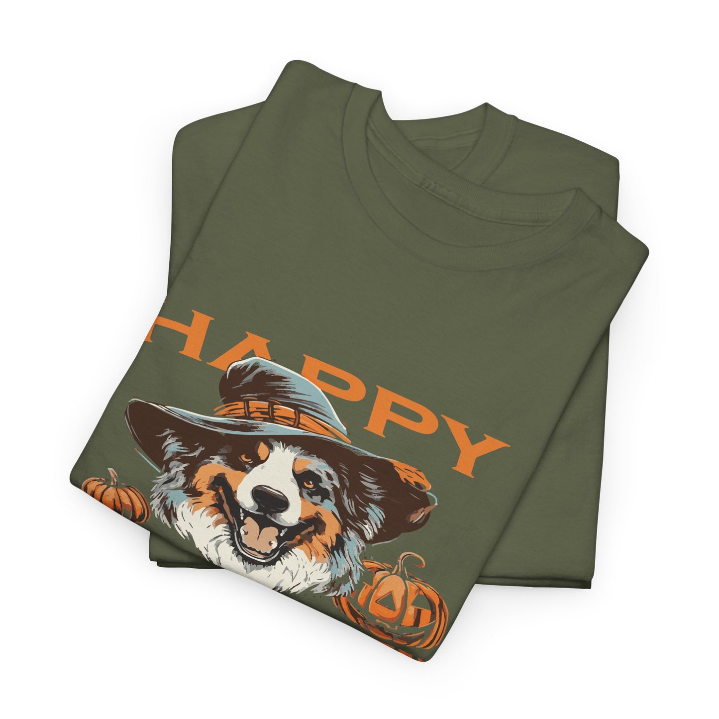 Halloween Dog Graphic Tee, Unisex T-Shirt, Spooky Pet Shirt, Fall Apparel, Trick or Treat Top