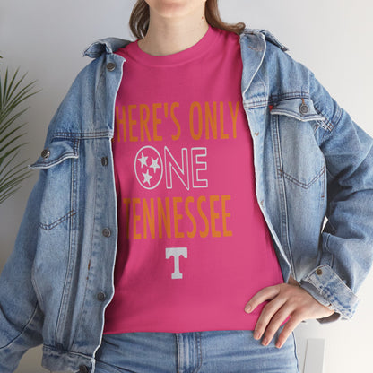 Tennessee Pride Tee, Unisex Heavy Cotton Tee, Tennessee Fans Gift, College Sports Apparel, Casual Everyday Wear, State Pride Shirt