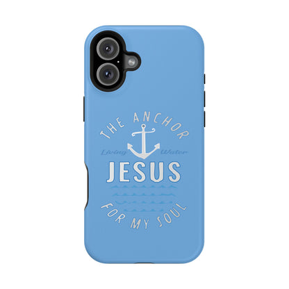 Jesus Anchor Phone Case, Christian Tech Accessories, Inspirational Gifts, Unique Phone Covers, Faith-Based Decor