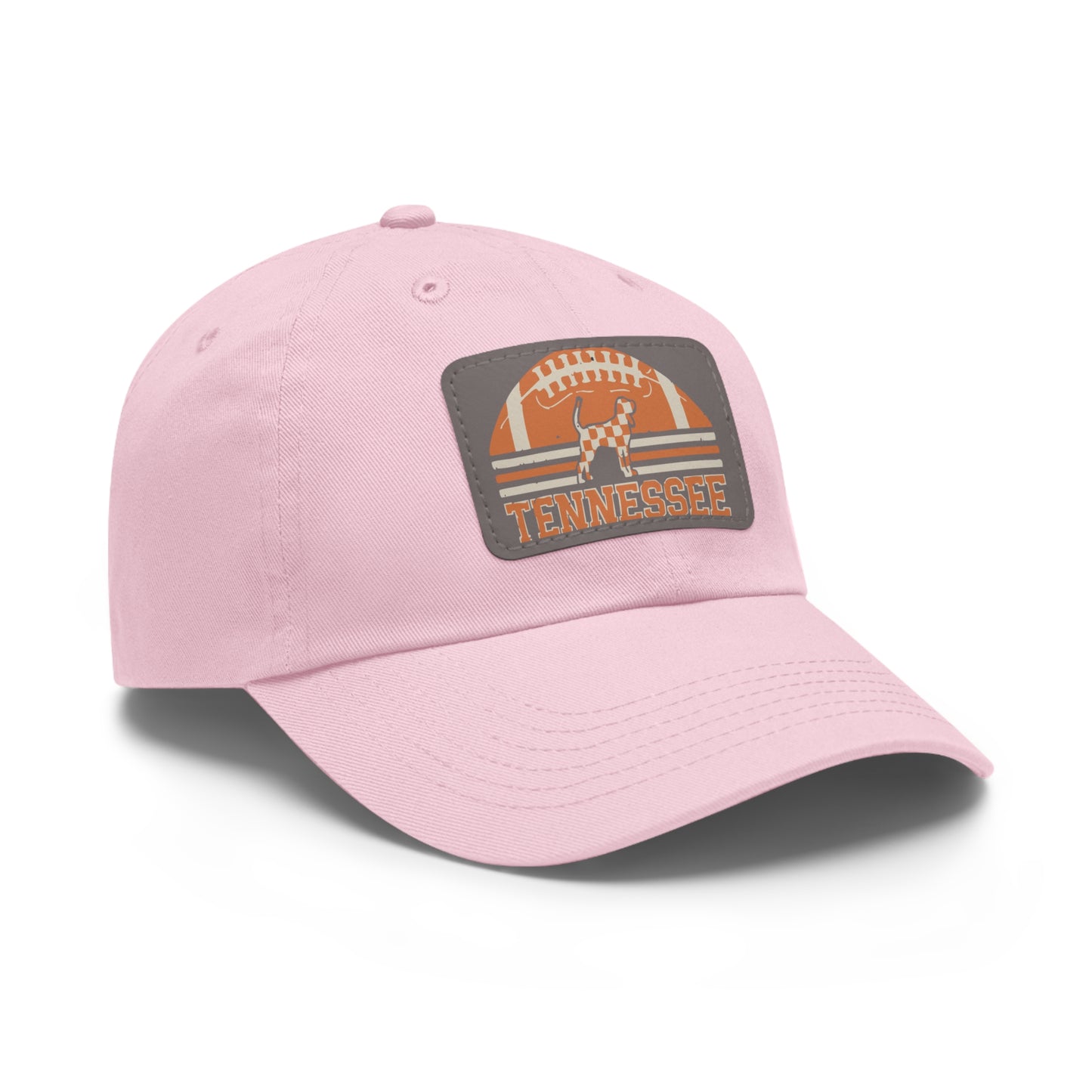 Tennessee Dad Hat with Leather Patch, Casual Hat, Sports Cap, Gift for Dads, Outdoor Hat, Summer Accessory