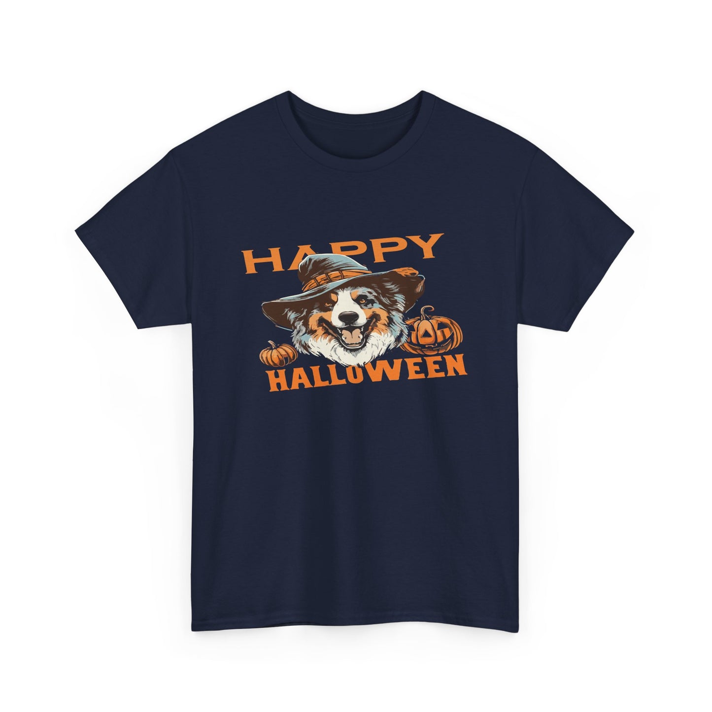 Halloween Dog Graphic Tee, Unisex T-Shirt, Spooky Pet Shirt, Fall Apparel, Trick or Treat Top