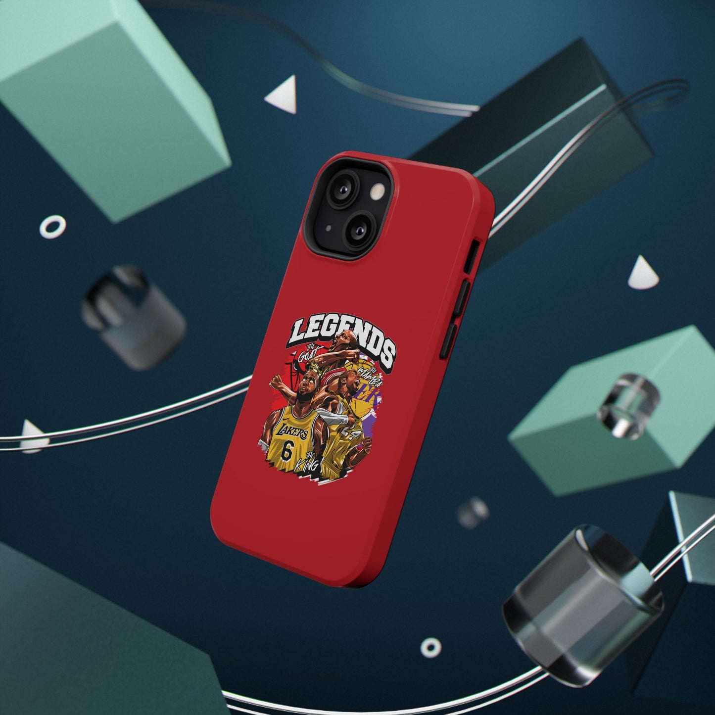 Legends Basketball Graphic Phone Case — Impact-Resistant iPhone Cover