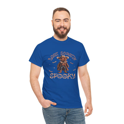 Spooky Cowboy Tee, Unisex Heavy Cotton T-Shirt, Halloween Costume, Fall Fashion, Fun Casual Wear, Gift for Friends, Boot Scootin' [...]