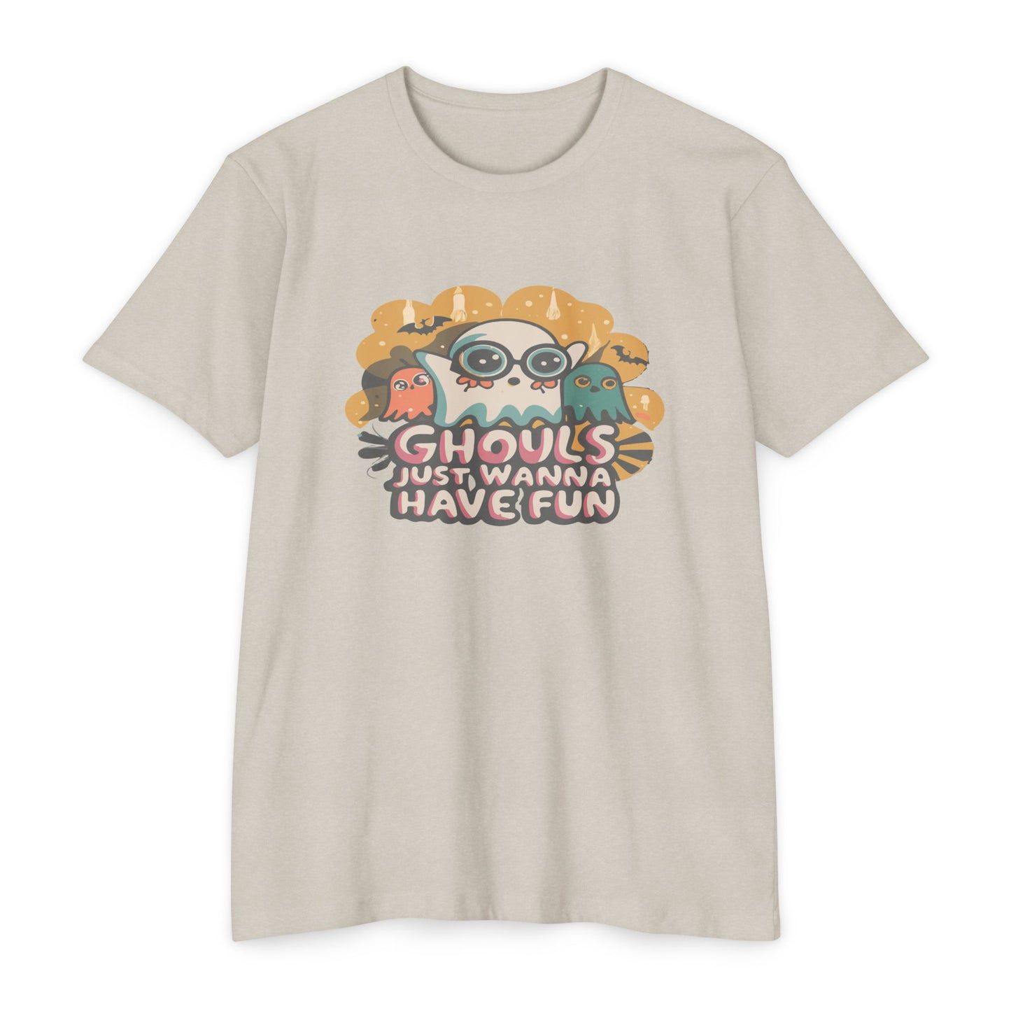 Halloween Fun Graphic Tee, Ghouls T-shirt, Unisex T-shirt, Spooky Shirt, Casual Halloween Apparel