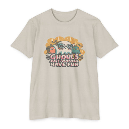 Halloween Fun Graphic Tee, Ghouls T-shirt, Unisex T-shirt, Spooky Shirt, Casual Halloween Apparel