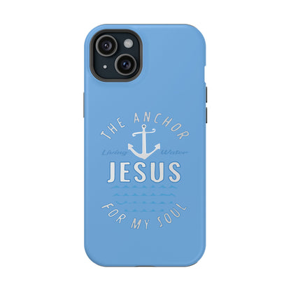 Jesus Anchor Phone Case, Christian Tech Accessories, Inspirational Gifts, Unique Phone Covers, Faith-Based Decor