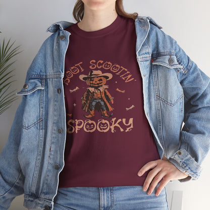 Spooky Cowboy Tee, Unisex Heavy Cotton T-Shirt, Halloween Costume, Fall Fashion, Fun Casual Wear, Gift for Friends, Boot Scootin' [...]