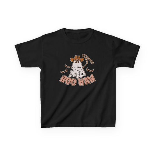 Boo Haunt Kids Tee, Halloween Shirt, Ghost Costume T-Shirt, Fun Kids Apparel, Spooky Party Outfit