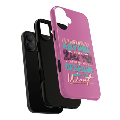 Inspirational Phone Case, Motivational Phone Cover, Tough Cases for Her, Gift for Friends, Self-Love Quote Case