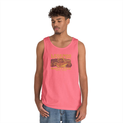 Unisex Heavy Cotton Tank Top | Legends Never Die Brother, Memorial Gift, Casual Wear, Summer Outfit, Unique Tribute
