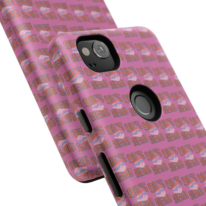 90s Vibe Phone Case, Retro Tough Cases, Gift for Nostalgia Lovers, Durable Phone Covers, 90s Themed Accessories