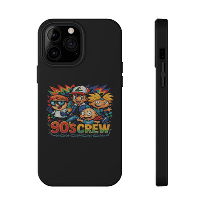 90s Crew Impact-Resistant Phone Case — Retro Cartoon Gamer Design