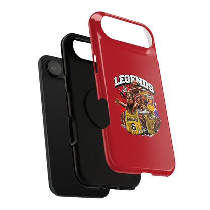 Legends Basketball Graphic Phone Case — Impact-Resistant iPhone Cover