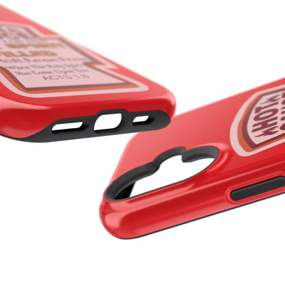 Holy Spirit Hot Sauce Phone Cases - Impact-Resistant, Christian Gift, Spiritual Reminder, Unique Design, Faith-Based Accessory