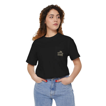 Retro Pocket Tee Allons Church of Christ Cruise 2025 Unisex T-Shirt
