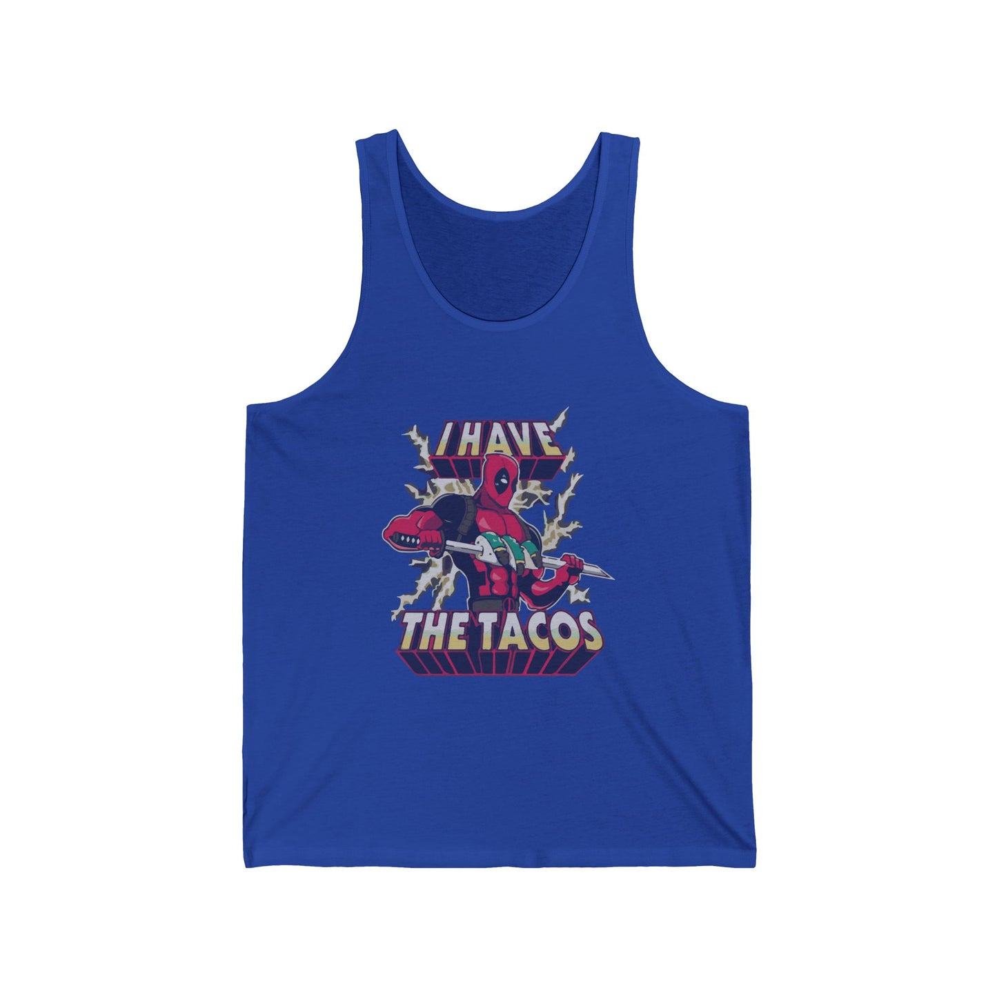 Funny T-Shirt - I Have The Tacos Unisex Jersey Tank Top