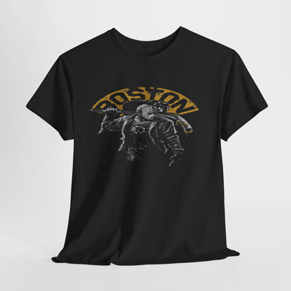 Boston Graphic Tee, Unisex Cotton T-Shirt, Casual Wear, Gift for Him/Her, Streetwear Style, Travel Souvenir, Boston Pride Shirt