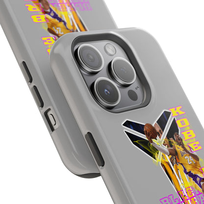 Impact-Resistant Phone Case — Bold Retro Basketball Graphic