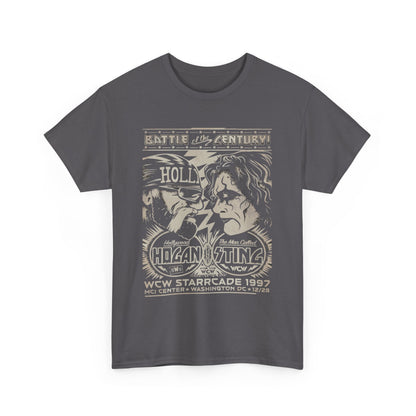 Vintage Wrestling Tee - Hulk vs Sting Retro Sports Nostalgia - Classic WCW Unisex Heavy Cotton Tee
