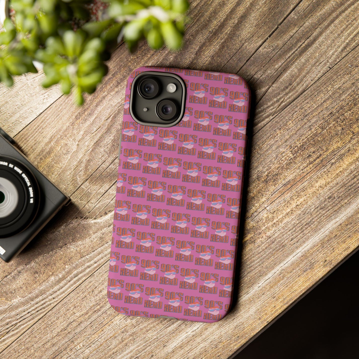 90s Vibe Phone Case, Retro Tough Cases, Gift for Nostalgia Lovers, Durable Phone Covers, 90s Themed Accessories