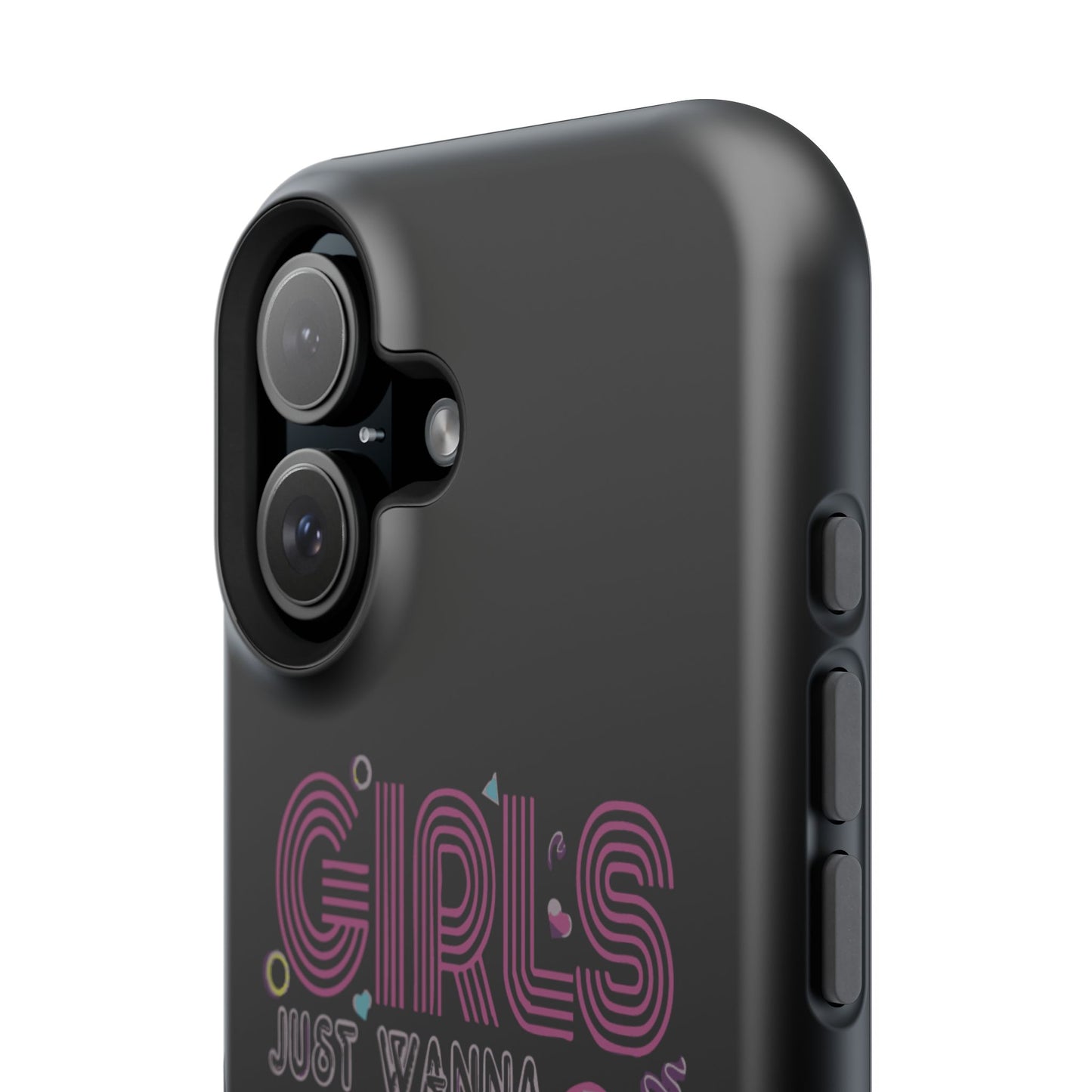 Fun Vibe Phone Case - Girls Just Wanna Have Fun Cell Case, Impact-Resistant Cover, Gift for Teens, Birthday Party Accessory, Trendy Tech