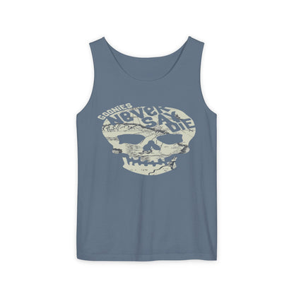 Cool Skull Graphic Tank Top, Unisex Summer Tee, Beachwear, Festival Outfit, Casual Wear, Graphic Apparel