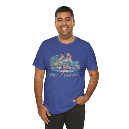 Tennessee Vintage Graphic Tee, Unisex Jersey Short Sleeve T-Shirt, Souvenir Shirt, Vacation Wear, Gift for Travelers, Retro Tee