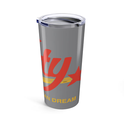 Vintage Style Tumbler 20oz - Dusty Rhodes American Dream Retro Drinkware for Coffee