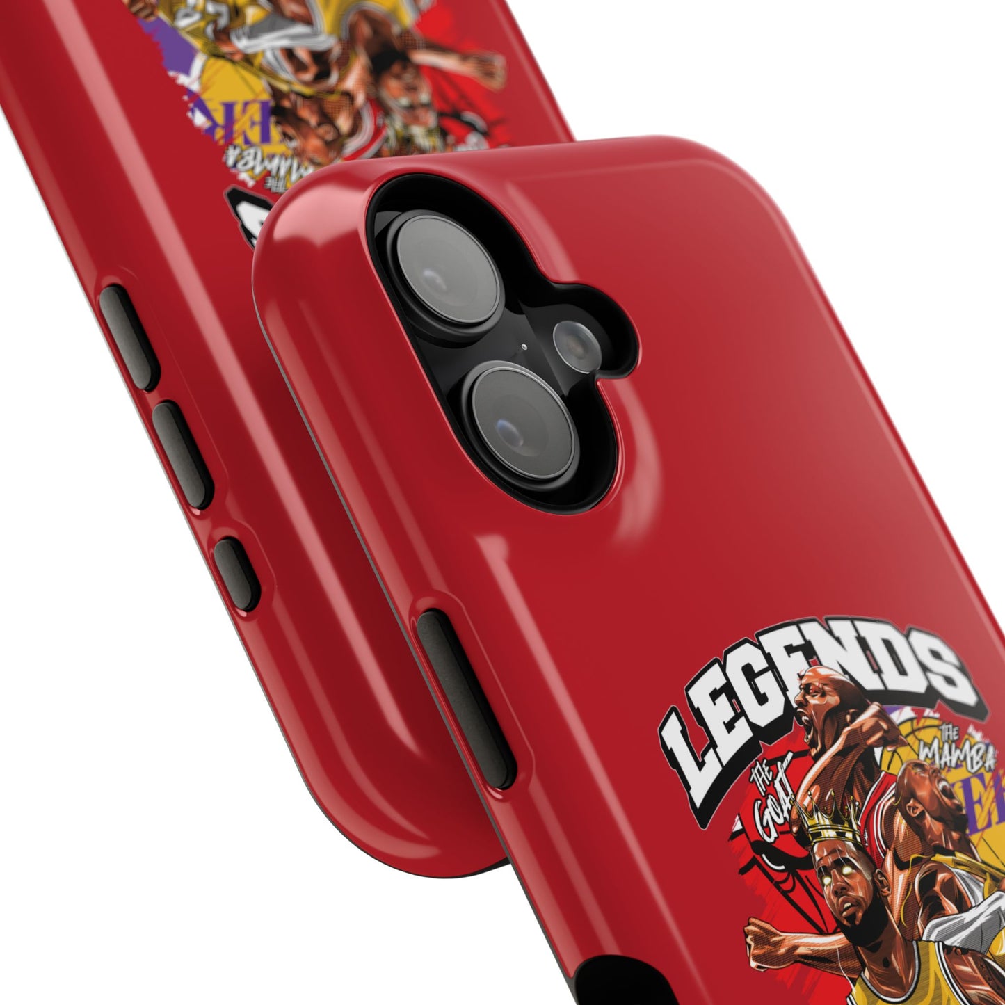 Legends Basketball Graphic Phone Case — Impact-Resistant iPhone Cover