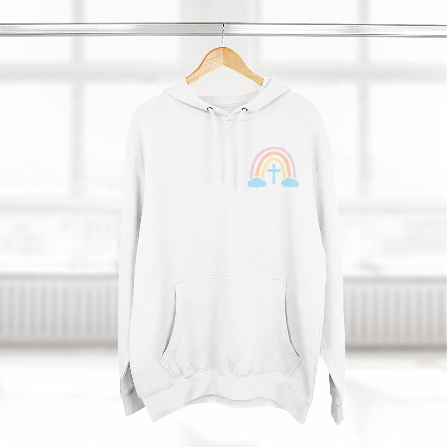 Child of a God Citizen of Heaven Hoodie | Pastel Rainbow Faith Design