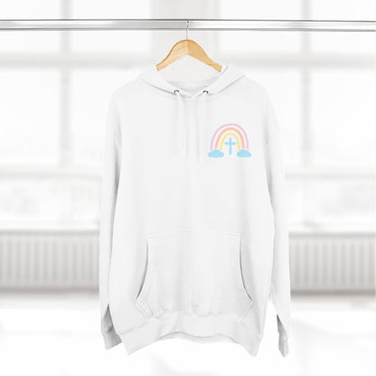 Child of a God Citizen of Heaven Hoodie | Pastel Rainbow Faith Design