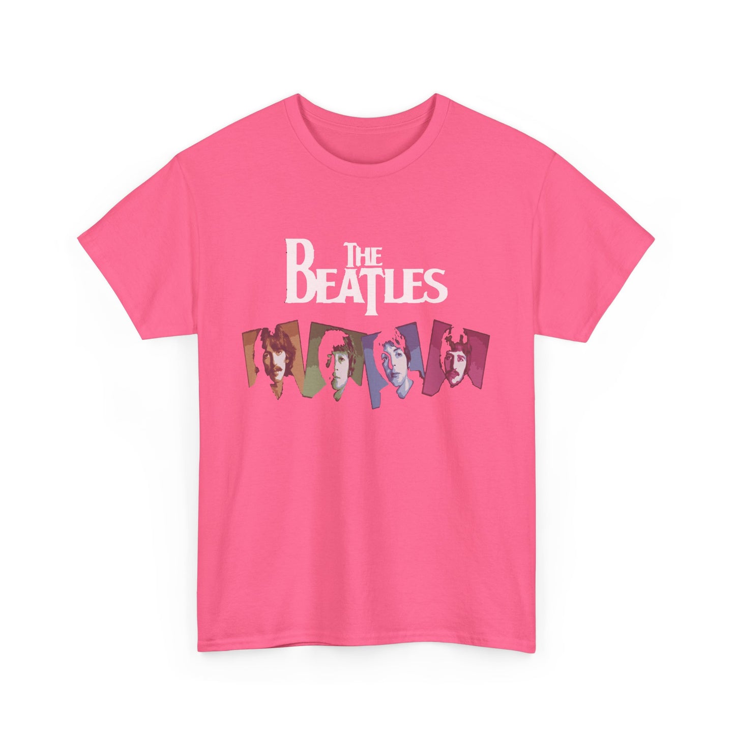 Retro Beatles Graphic Tee - Vintage Unisex Heavy Cotton T-Shirt, Music Lover Gift, 60s Inspired Fashion, Concert T-Shirt, Gift for Him/Her