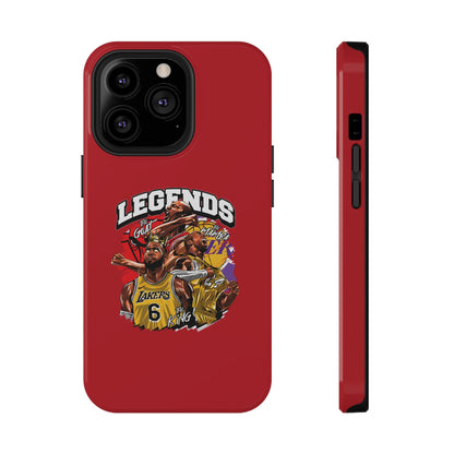 Legends Basketball Graphic Phone Case — Impact-Resistant iPhone Cover