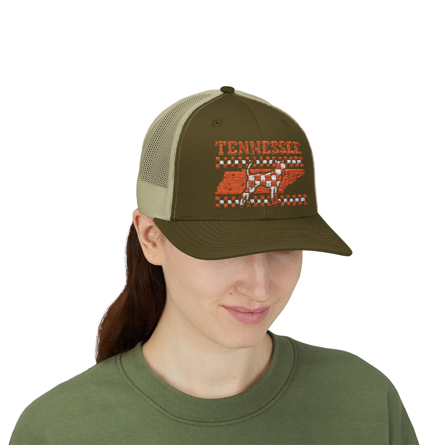 Tennessee Racing Rhinestone Trucker Cap