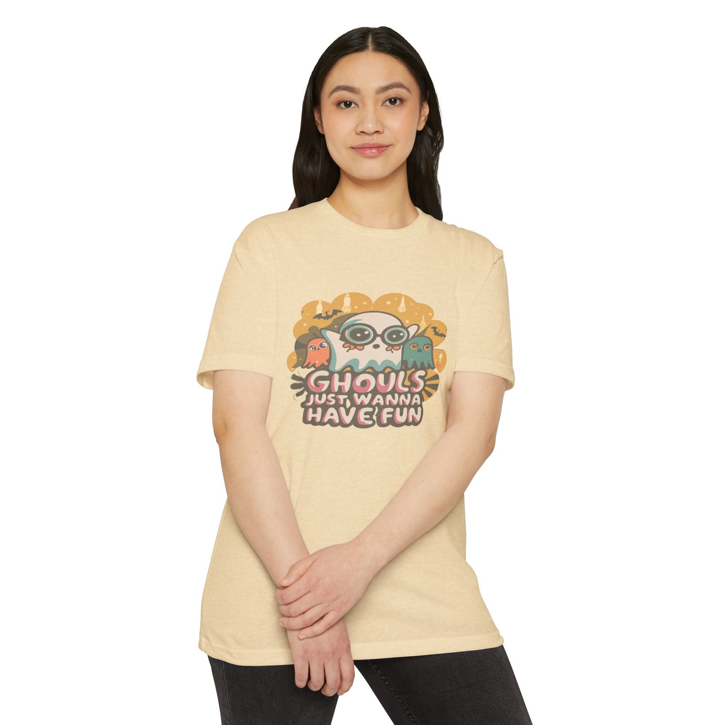 Halloween Fun Graphic Tee, Ghouls T-shirt, Unisex T-shirt, Spooky Shirt, Casual Halloween Apparel