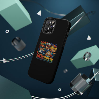 90s Crew Impact-Resistant Phone Case — Retro Cartoon Gamer Design