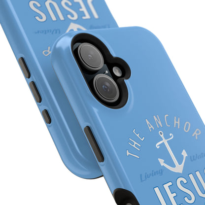 Jesus Anchor Phone Case, Christian Tech Accessories, Inspirational Gifts, Unique Phone Covers, Faith-Based Decor
