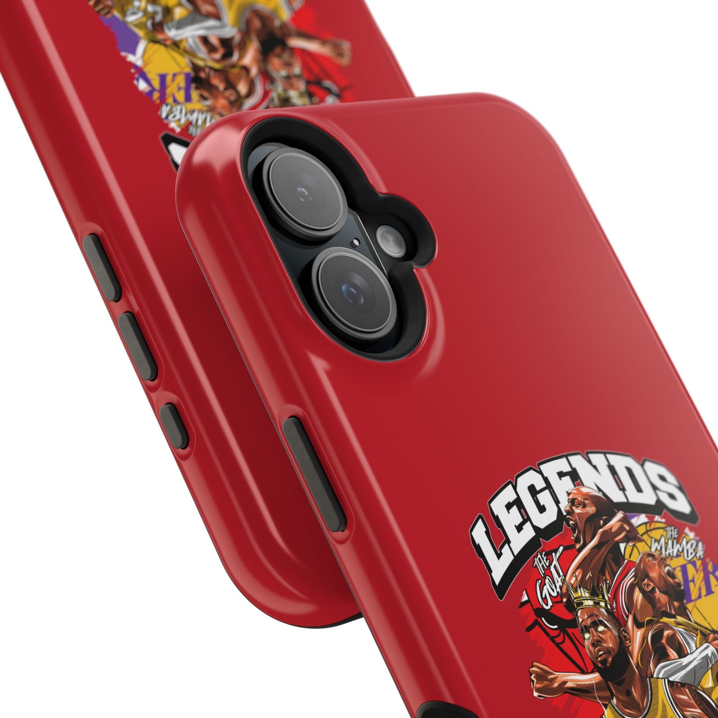 Legends Basketball Graphic Phone Case — Impact-Resistant iPhone Cover