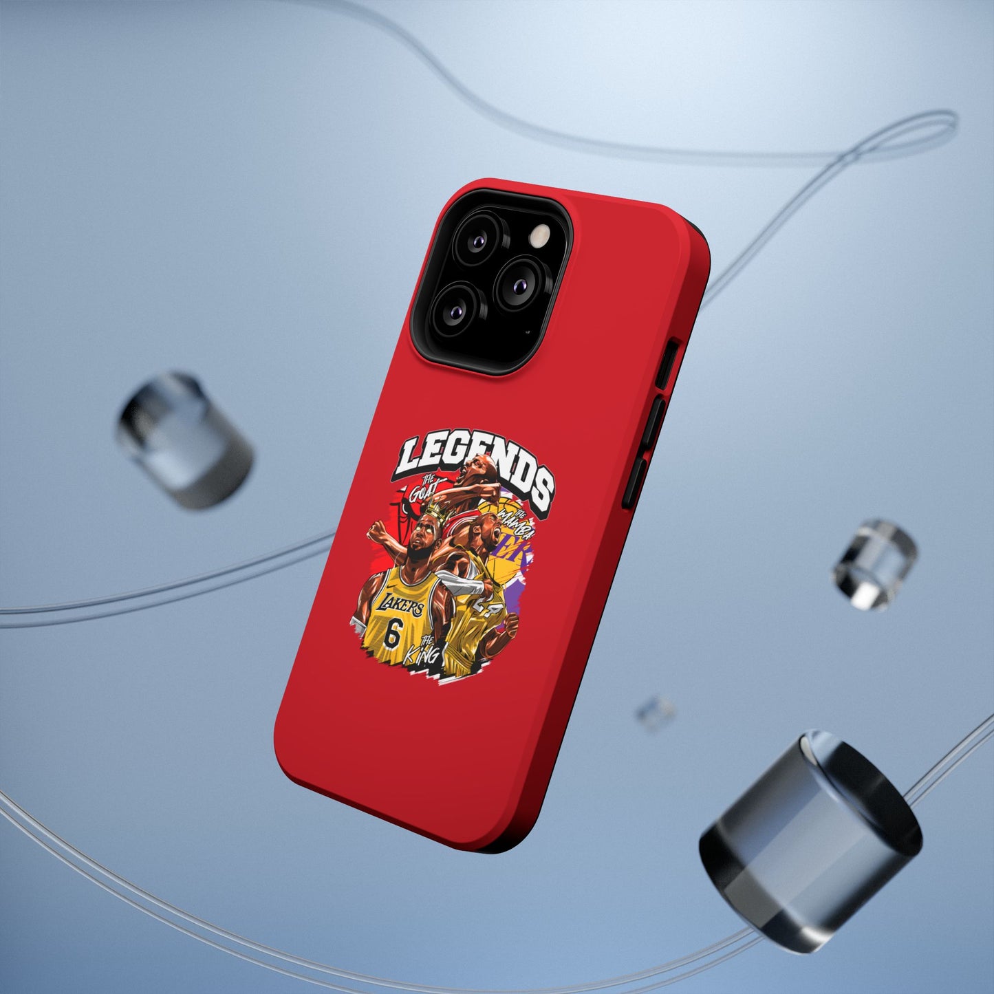 Legends Basketball Graphic Phone Case — Impact-Resistant iPhone Cover