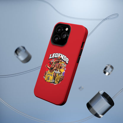 Legends Basketball Graphic Phone Case — Impact-Resistant iPhone Cover