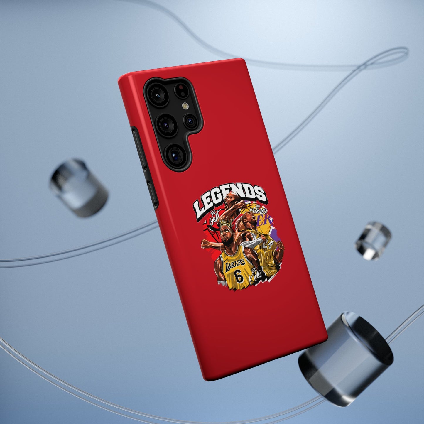 Legends Basketball Graphic Phone Case — Impact-Resistant iPhone Cover