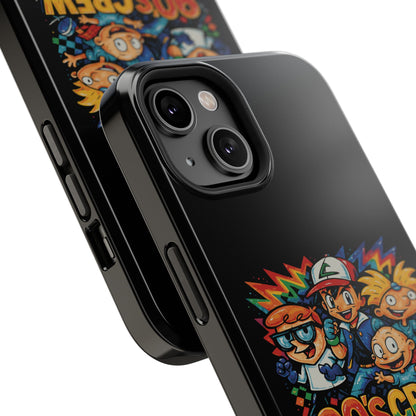 90s Crew Impact-Resistant Phone Case — Retro Cartoon Gamer Design
