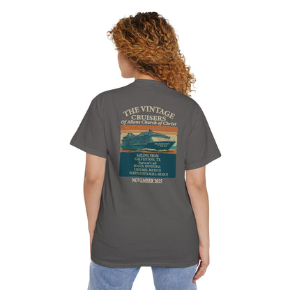 Retro Pocket Tee Allons Church of Christ Cruise 2025 Unisex T-Shirt