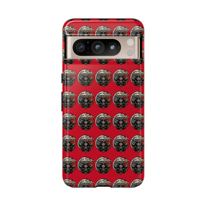 Bold Phone Case, Tough Phone Cover, Red Phone Protector, Unique Gift for Him/Her, Trendy Tech Accessory
